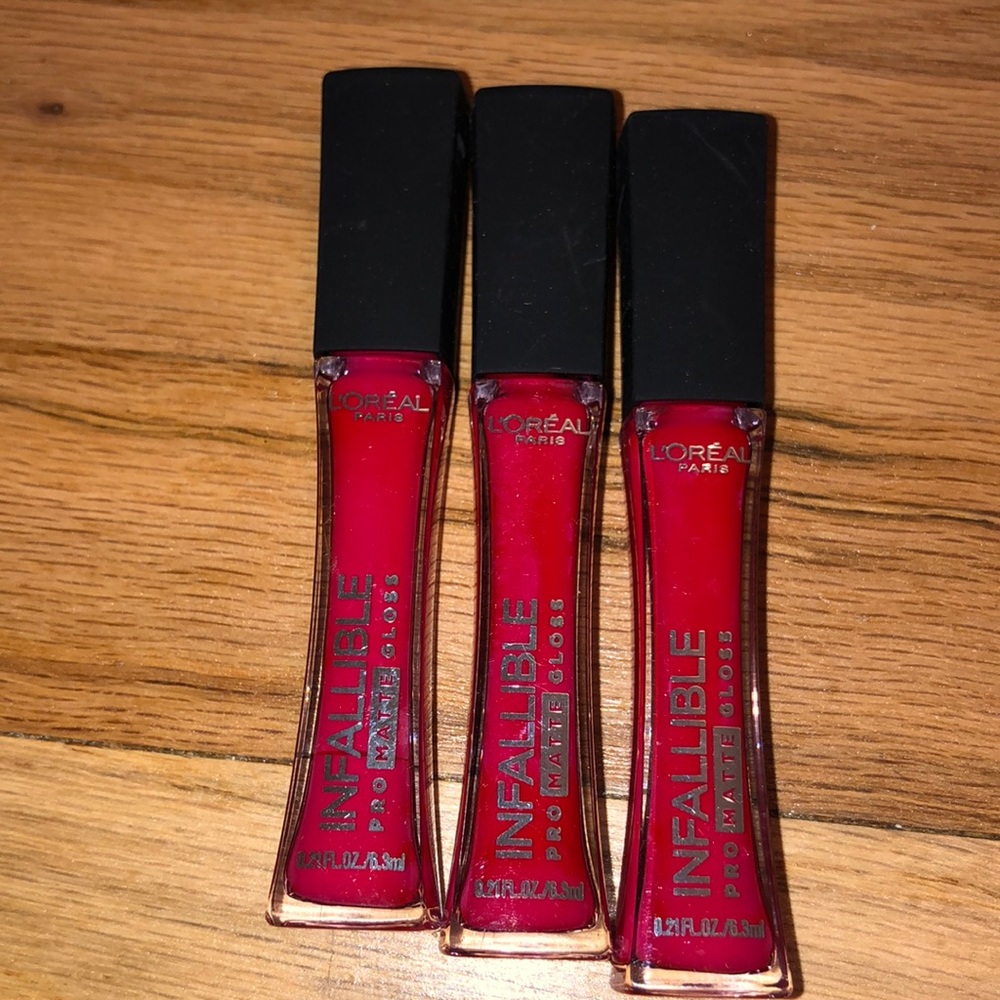 Lot of 3 L’Oréal infallible pro matte gloss 306